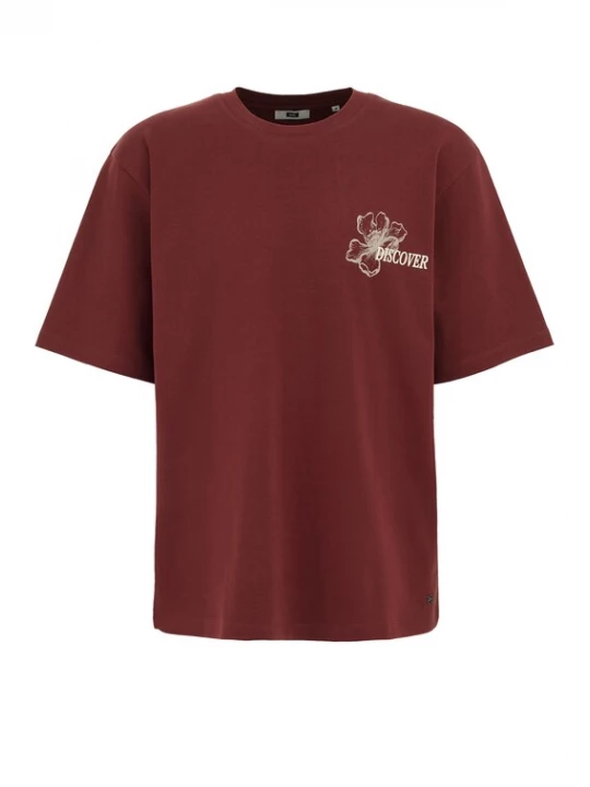 Obrázek produktu WE Fashion Tričko rezavě hnědá / bílá