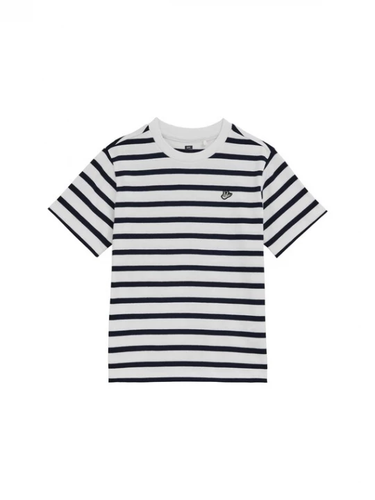 Obrázek produktu WE Fashion Tričko tmavě modrá / bílá
