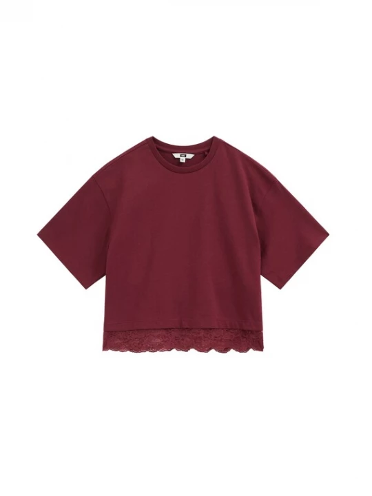 Obrázek produktu WE Fashion Tričko vínově červená