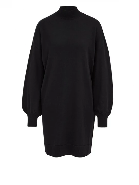 Obrázek produktu WE Fashion Úpletové šaty černá