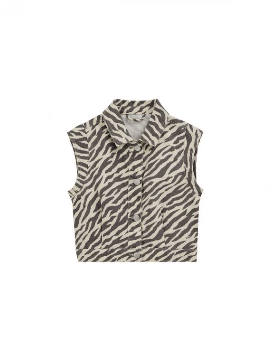 Obrázek produktu WE Fashion Vesta béžová / tmavě šedá