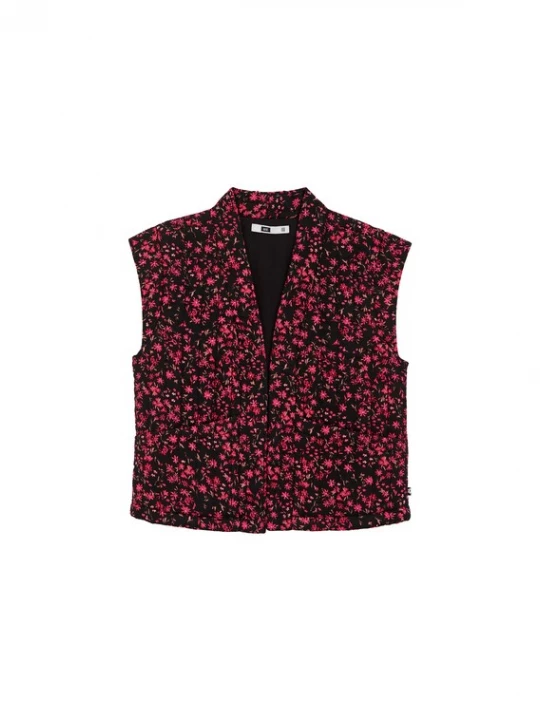 Obrázek produktu WE Fashion Vesta oranžová / pink / malinová / černá