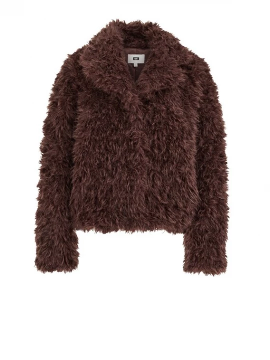 Obrázek produktu WE Fashion Zimní kabát tmavě hnědá