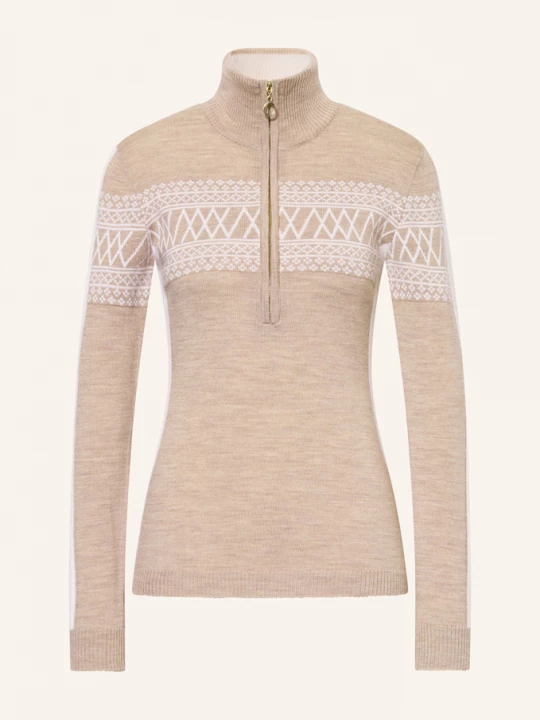 Obrázek produktu We Norwegians Bunda Midlayer Signature Z Merino Vlny béžová