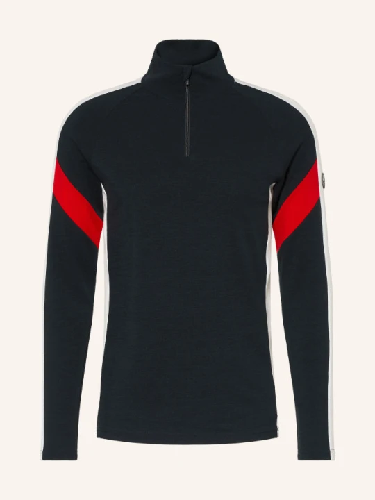 Obrázek produktu We Norwegians Bunda Midlayer Zermatt Z Piké A Merino Vlny černá / červená / bílá