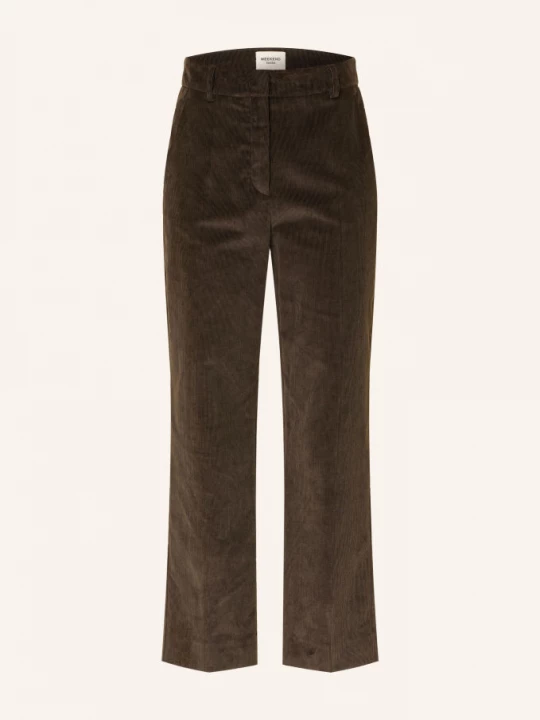 Obrázek produktu Weekend Max Mara 7 / 8 Kalhoty Marruca Z Manšestru tmavě hnědá
