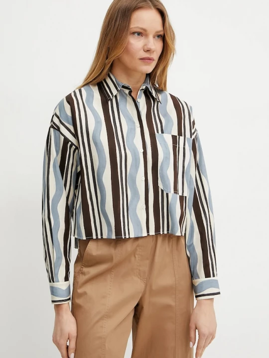 Obrázek produktu Weekend Max Mara Bavlněná košile Weekend Max Mara hnědá