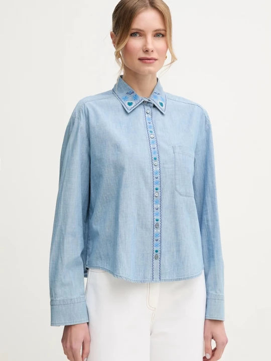 Obrázek produktu Weekend Max Mara Bavlněná košile Weekend Max Mara modrá