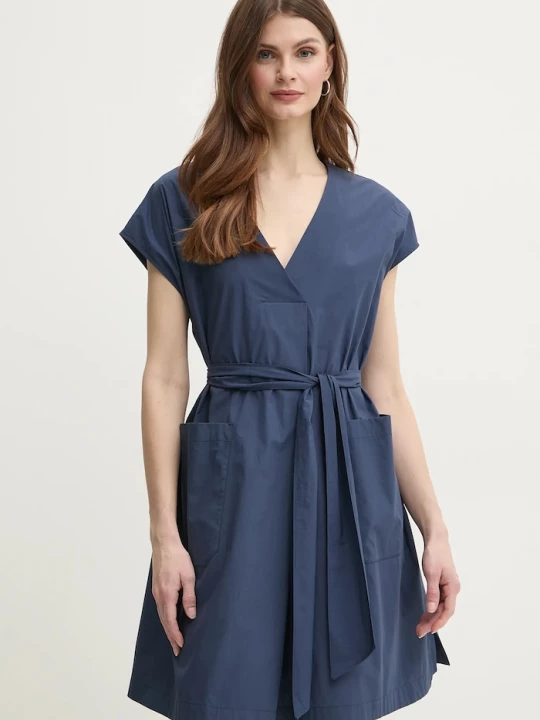 Obrázek produktu Weekend Max Mara Bavlněné šaty Weekend Max Mara námořnická modř
