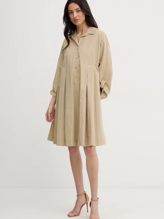 Obrázek produktu Weekend Max Mara Bavlněné šaty SEGGIO béžová