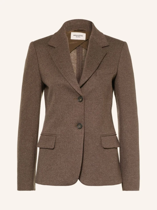 Obrázek produktu Weekend Max Mara Blejzr Feroce tmavě hnědá / černošedá