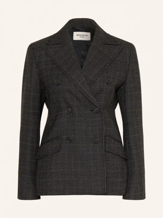 Obrázek produktu Weekend Max Mara Blejzr Occhio tmavě šedá / žlutá