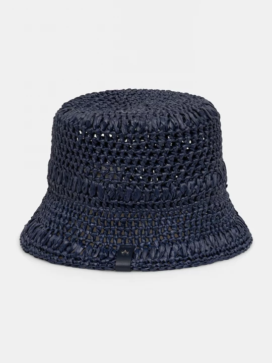 Obrázek produktu Weekend Max Mara bucket klobouk dámský pletený AFRAGORE námořnická modř