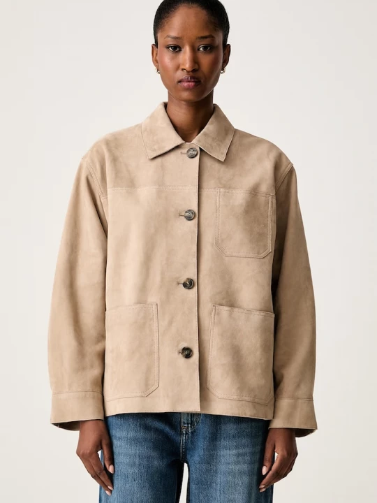 Obrázek produktu Weekend Max Mara bunda dámská semišová WKDGHIERA béžová