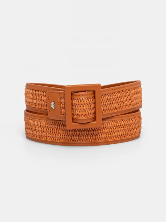 Obrázek produktu Weekend Max Mara dámský pásek z imitace kůže ABOCCA oranžová