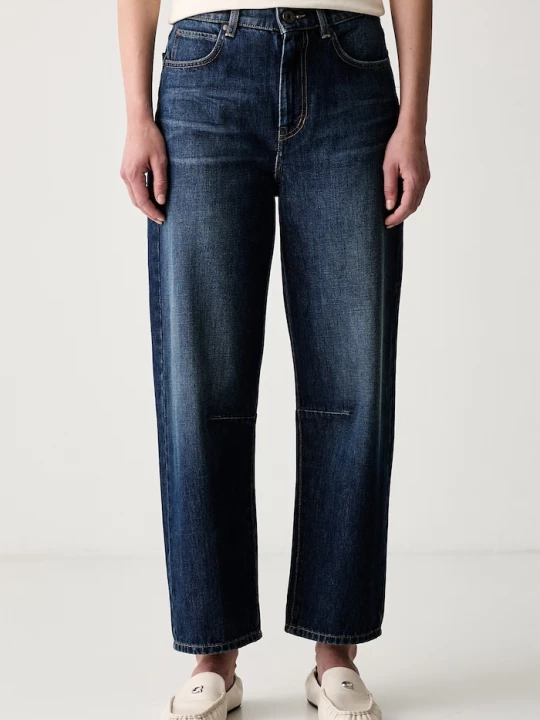 Obrázek produktu Weekend Max Mara džíny barrel dámské WKDCADUCA námořnická modř