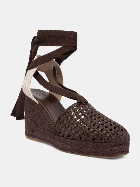 Obrázek produktu Weekend Max Mara espadrily na klínku dámské Wkaaccordo hnědá
