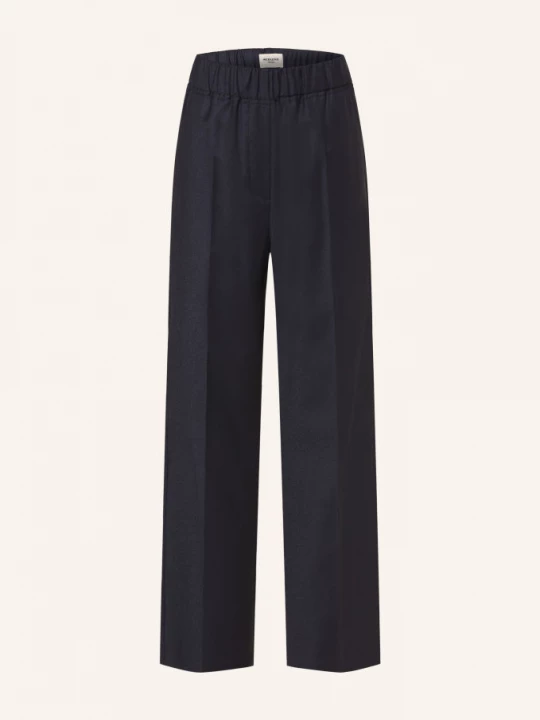 Obrázek produktu Weekend Max Mara Flanelové Kalhoty Hateley tmavě modrá