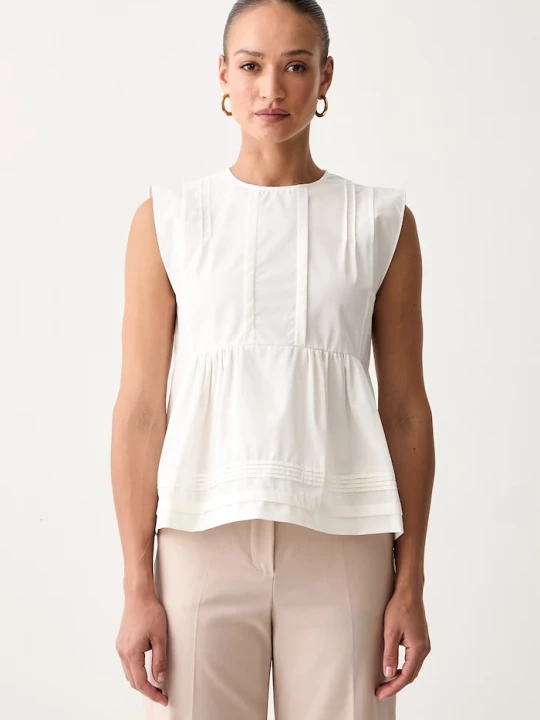 Obrázek produktu Weekend Max Mara halenka dámská bavlněná WKDVALLO béžová