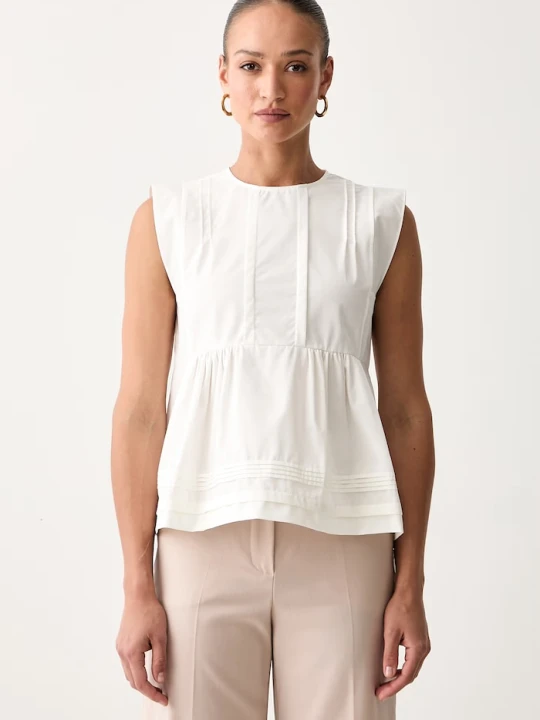 Obrázek produktu Weekend Max Mara halenka dámská bavlněná WKDVALLO béžová