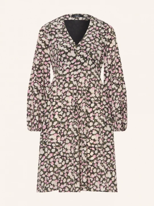 Obrázek produktu Weekend Max Mara Hedvábné Šaty Quiz černá / růžová / olivová