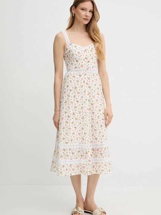Obrázek produktu Weekend Max Mara Hedvábné šaty Weekend Max Mara béžová