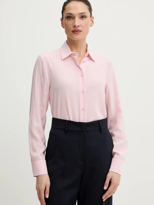 Obrázek produktu Weekend Max Mara Hedvábné tričko Weekend Max Mara CURVONE růžová