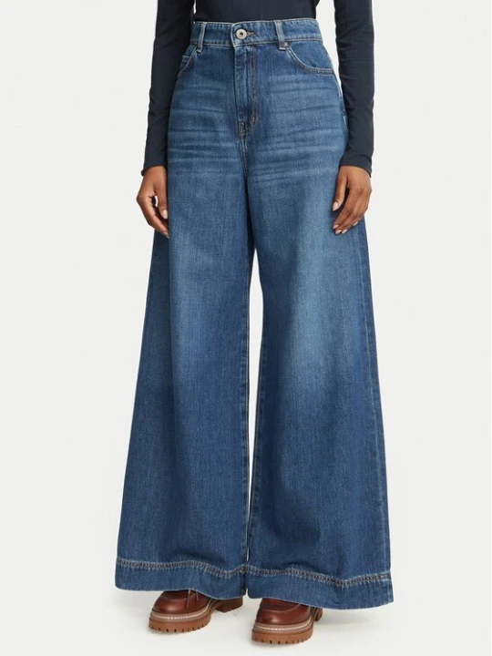 Obrázek produktu Weekend Max Mara Jeansy Ciro 2625186032 Tmavomodrá Wide Leg