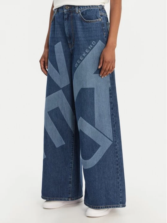 Obrázek produktu Weekend Max Mara Jeansy Vortice 2615181011 Tmavomodrá Wide Leg