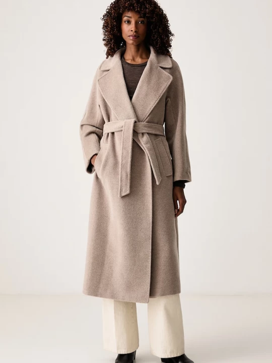 Obrázek produktu Weekend Max Mara kabát dámský s vlnou WKDTEMPERA béžová