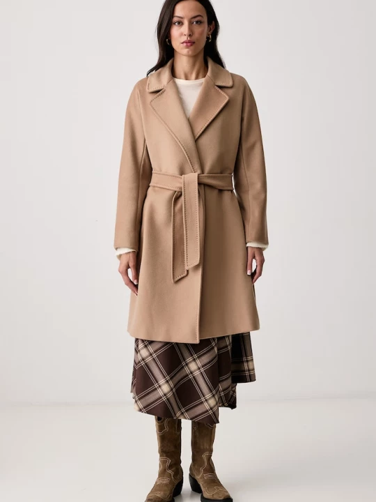 Obrázek produktu Weekend Max Mara kabát dámský vlněný WKDPEDALE béžová