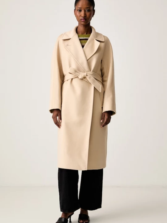 Obrázek produktu Weekend Max Mara kabát dámský vlněný WKDRESINA béžová