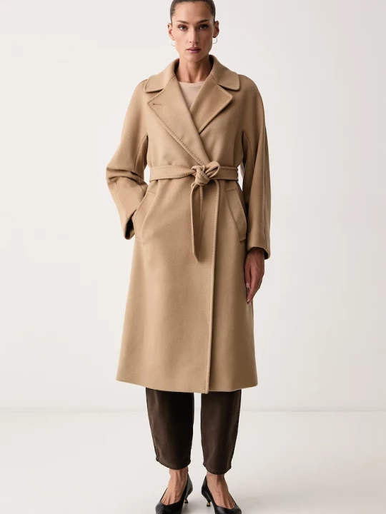 Obrázek produktu Weekend Max Mara kabát dámský vlněný WKDRESINA béžová