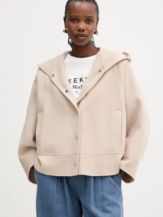 Obrázek produktu Weekend Max Mara Kabát s příměsí vlny Weekend Max Mara OLIATO béžová
