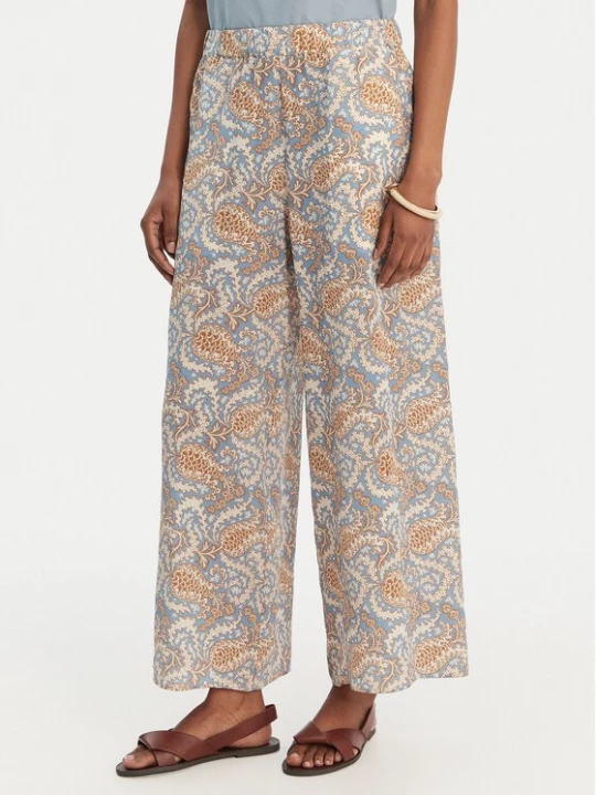 Obrázek produktu Weekend Max Mara Kalhoty culottes Nirvana 2615131132 Světle modrá Loose Fit