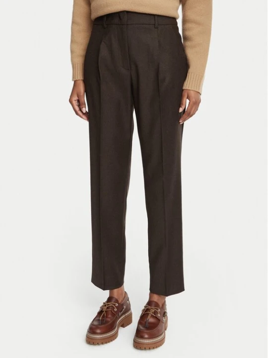 Obrázek produktu Weekend Max Mara Kalhoty z materiálu Caldaia 2625136112 Hnědá Regular Fit
