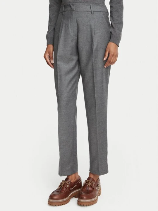 Obrázek produktu Weekend Max Mara Kalhoty z materiálu Caldaia 2625136112 Šedá Regular Fit