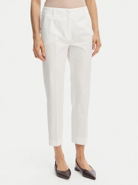 Obrázek produktu Weekend Max Mara Kalhoty z materiálu Cecco 2615131082 Bílá Regular Fit