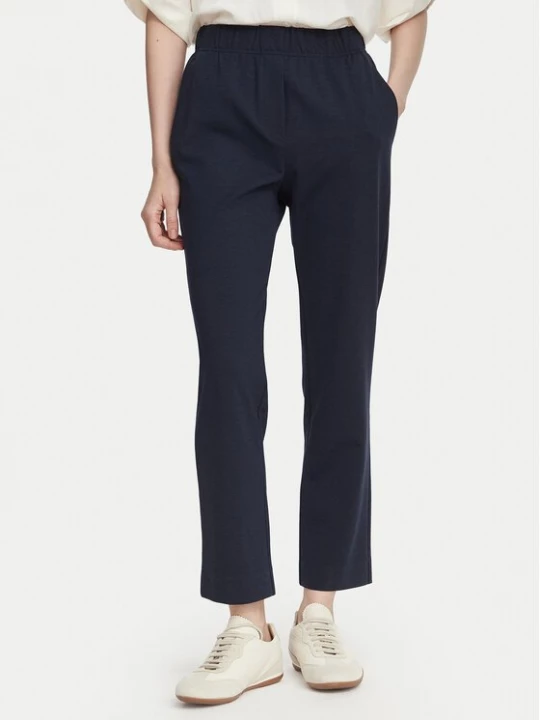 Obrázek produktu Weekend Max Mara Kalhoty z materiálu Elfo 2625786011 Tmavomodrá Regular Fit