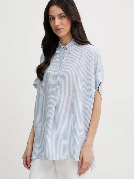 Obrázek produktu Weekend Max Mara košile dámská lněná VERVE modrá