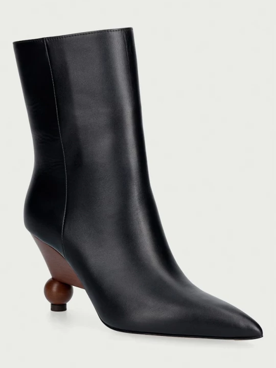 Obrázek produktu Weekend Max Mara kotníkové boty dámské kožené černá