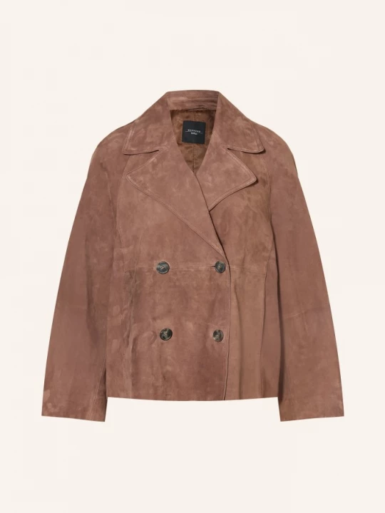 Obrázek produktu Weekend Max Mara Kožená Bunda Sospiro hnědá