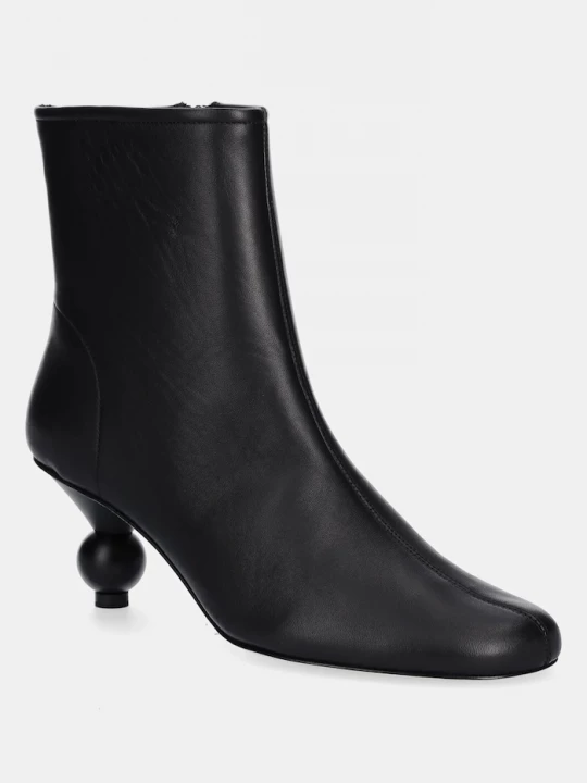 Obrázek produktu Weekend Max Mara Kožené kotníkové boty Weekend Max Mara Acro černá