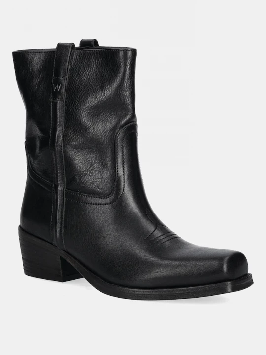 Obrázek produktu Weekend Max Mara Kožené kotníkové boty Weekend Max Mara Ranch černá