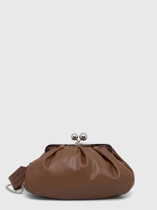 Obrázek produktu Weekend Max Mara Kožené psaníčko hnědá