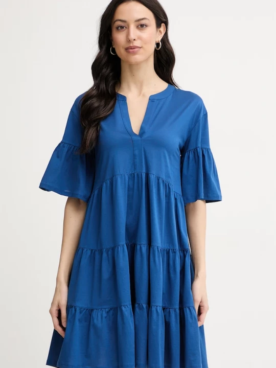 Obrázek produktu Weekend Max Mara letní šaty bavlněné SAGGINA modrá