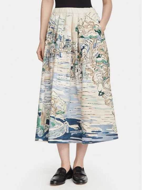 Obrázek produktu Weekend Max Mara Midi sukně Adepto 2625106011 Béžová Regular Fit