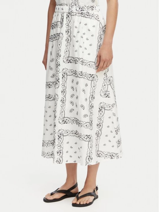 Obrázek produktu Weekend Max Mara Midi sukně Caravan 2615101082 Bílá Regular Fit