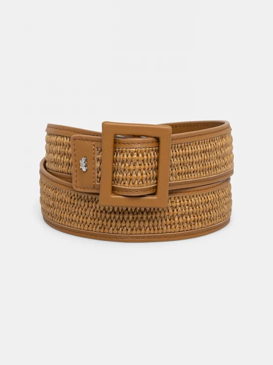 Obrázek produktu Weekend Max Mara pásek dámský z imitace kůže ABOCCA hnědá