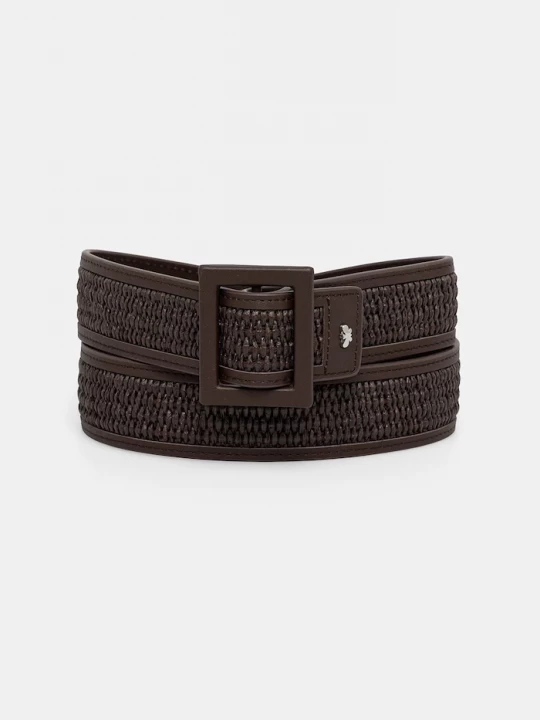 Obrázek produktu Weekend Max Mara pásek dámský z imitace kůže ABOCCA hnědá
